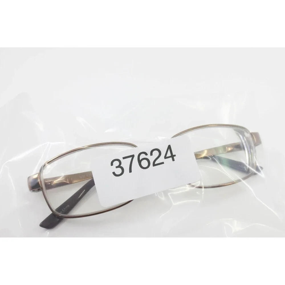 WM 5101 BR Bronze Metal Rectangular Eyeglass Frames 54-16-140